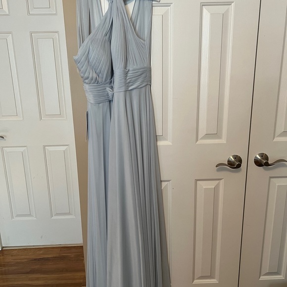 Azazie Sky Blue Gown bridesmaids dress or
Just extra nice. NWT. Not altered - Picture 7 of 8